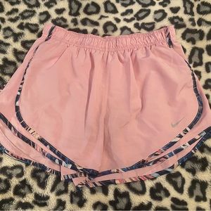 Pink Nike Dri-Fit shorts
